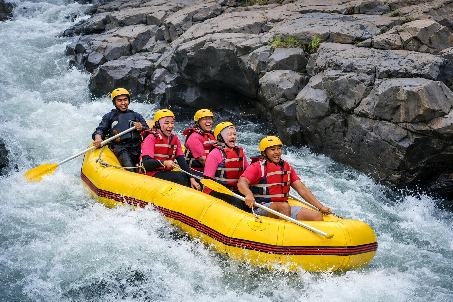 Paket Lombok Rafting - Dee Tours Indonesia