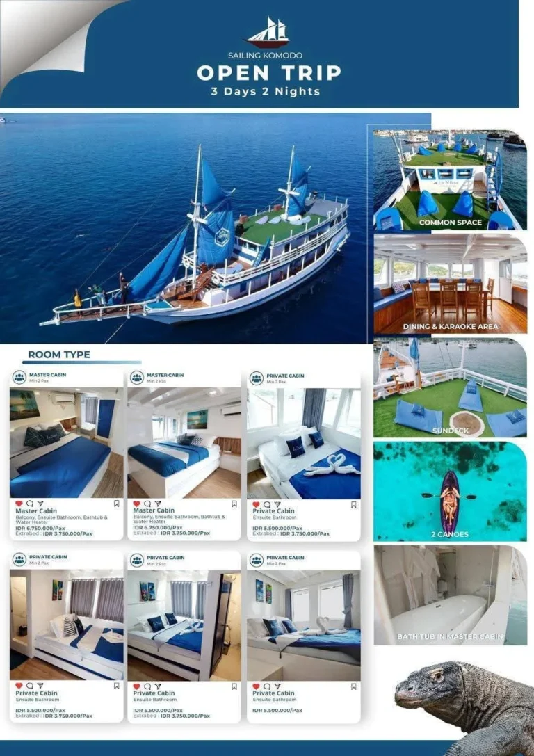 Open Trip Komodo 3 Hari 2 Malam – Sailing Komodo Experience